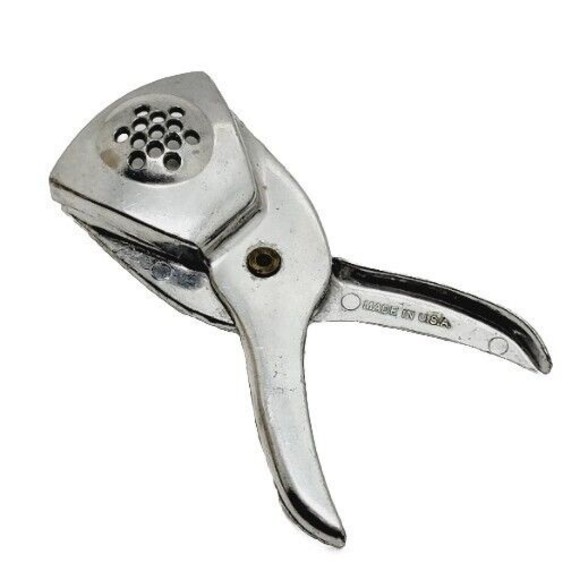 VTG IRVIN WARE Hand Held Citrus Squeezer Lemon Juice Barware Silver MADE IN USA - Picture 2 of 9